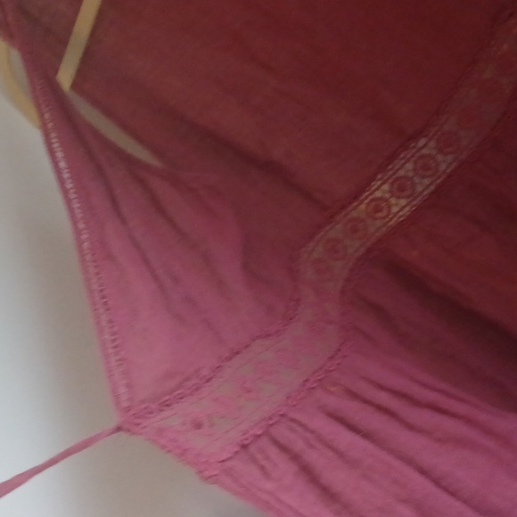 Free people see through beach long w lace and tie - Picture 5 of 9